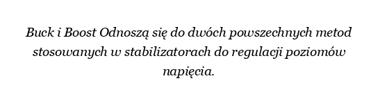 Co to jest Buck i Boost w stabilizatorze?