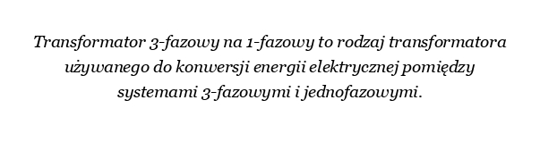 Co to jest jednofazowy transformator jednofazowy?